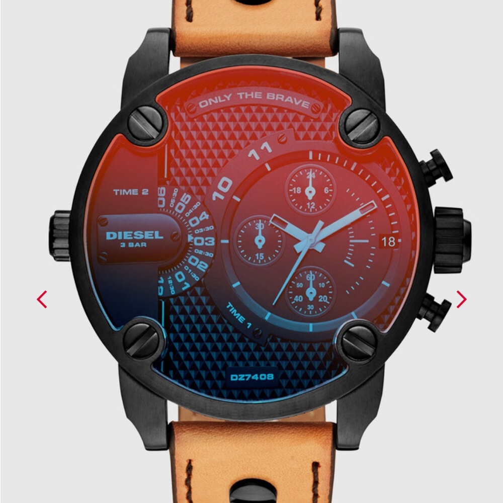 Diesel Black and Tan Watch